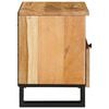 vidaXL Bedside Cabinet Natural 40 x 33 x 46 cm Solid Mango Wood
