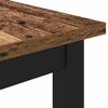 vidaXL Table Old Wood 100 x 50 x 76.5 cm Engineered Wood and Steel