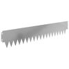 vidaXL Lawn Edging 30 pcs 103 x 20 cm metal Silver