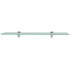 vidaXL Floating Shelves 2 pcs Glass 60x20 cm 8 mm