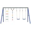 vidaXL Outdoor Swing Set with Swings. Ladder. Disc Swing