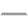 vidaXL Stair Tread Rectangular 4 pcs Silver 100 x 40 cm Aluminium
