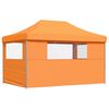 vidaXL Party Tent Folding Orange 292 x 440 x 315 cm Oxford Fabric