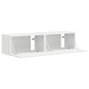 vidaXL TV Wall Cabinet 2 pcs White 60 x 31 x 29.5 cm Engineered Wood