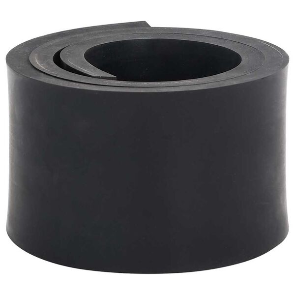 vidaXL Rubber Edge for Snow Plow Black 100x8x1 cm