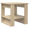 vidaXL Coffee Table Sonoma Oak 51 x 50 x 50 cm Engineered Wood