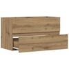vidaXL Sink Cabinet Artisian Oak 90x38.5x45 cm Engineered Wood