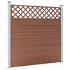 vidaXL Replacement Fence Boards WPC 7 pcs 170 cm Brown