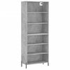 vidaXL Highboard Concrete Grey 69,5x32,5x180 cm Engineered Wood