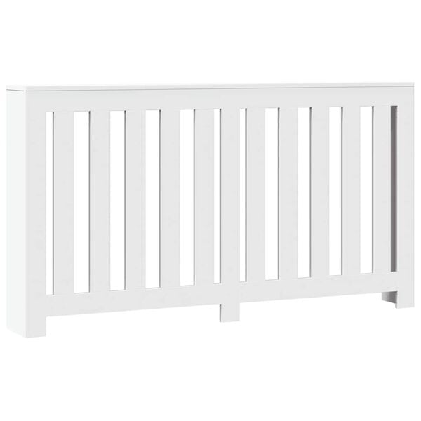vidaXL Radiator Cover White 149x20x82 cm Engineered Wood