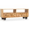 vidaXL TV Cabinet Solid Mango Wood 120x30x48 cm