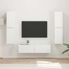 vidaXL TV Cabinet Set 6 pcs White Engineered Wood