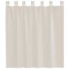 vidaXL Voile Curtains with Tab Top 2 pcs Cream