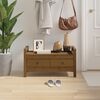 vidaXL Hall Bench Honey Brown 80x40x43 cm Solid Wood Pine