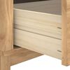 vidaXL Hallway Bench FLORO Wax Brown 115 x 40 x 45 cm Solid Pine Wood