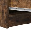 vidaXL Sideboard Smoked Oak 29.5x34x76 cm Engineered Wood