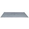 vidaXL Grating Silver 30 x 30 x 2 cm Hot-Dip Galvanised Steel