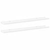 vidaXL Picture Frame Ledge Shelves 2 pcs White 80x9x3 cm MDF