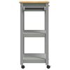 vidaXL Kitchen Trolley MONZA 60x40x88.5 cm Solid Wood Pine