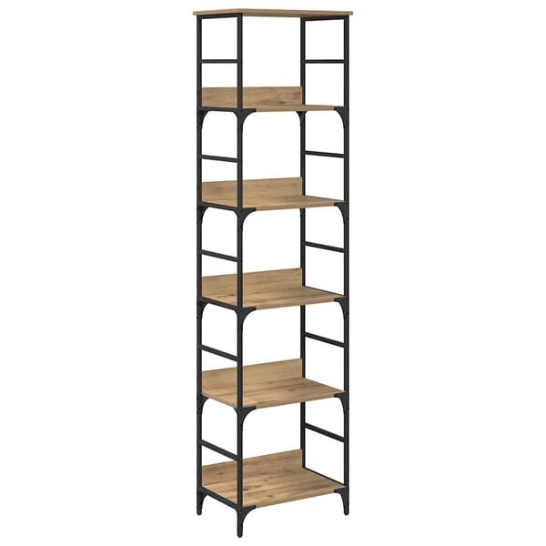vidaXL Bookshelf Artisan Oak 50x33x188.5cm Engineered Wood