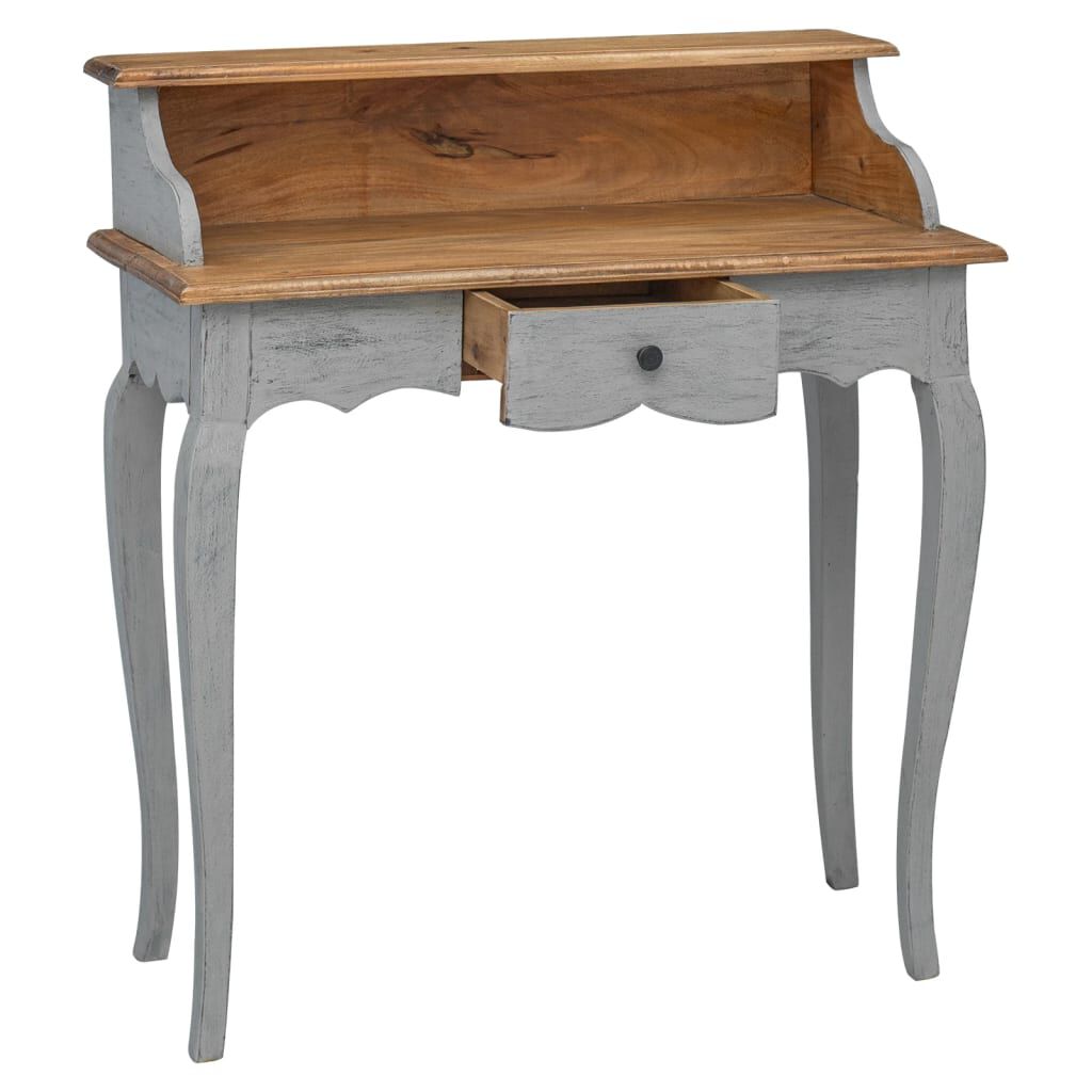 Narrow writing desk cheap with drawers