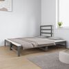 vidaXL Pull-out Day Bed without Mattress Grey 2x(90x190) cm