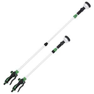 vidaXL Telescopic Spray Lance with 10 Patterns 75-110 cm