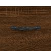 vidaXL Sideboard Brown Oak 34.5x34x90 cm Engineered Wood