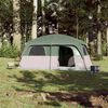vidaXL Family Tent Cabin 8-Person Green Waterproof