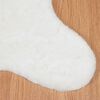 vidaXL Faux Rabbit Fur Rug Olite White 60 x 90 cm Polyester