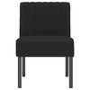vidaXL Slipper Chair Black Velvet