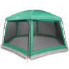 vidaXL Pool Tent with Removable Fly & Mesh Walls Sea Green 618x532 cm