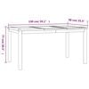 vidaXL 7 Piece Garden Dining Set Solid Wood Teak