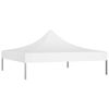 vidaXL Party Tent Roof 2x2 m White 270 g/m&sup2;
