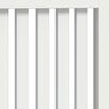 vidaXL Radiator Cover High Gloss White 172 x 19 x 81.5 cm