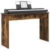 vidaXL Keyboard Stand Smoked Oak 100 x 32 x 64 cm Engineered Wood