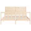 vidaXL Bed Frame without Mattress 160x200 cm Solid Wood Pine