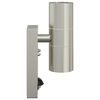 vidaXL Outdoor Wall Light Silver 7 x 10 x 22 cm