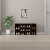 vidaXL Shoe Bench Smoked Oak 103x30x55 cm Engineered Wood