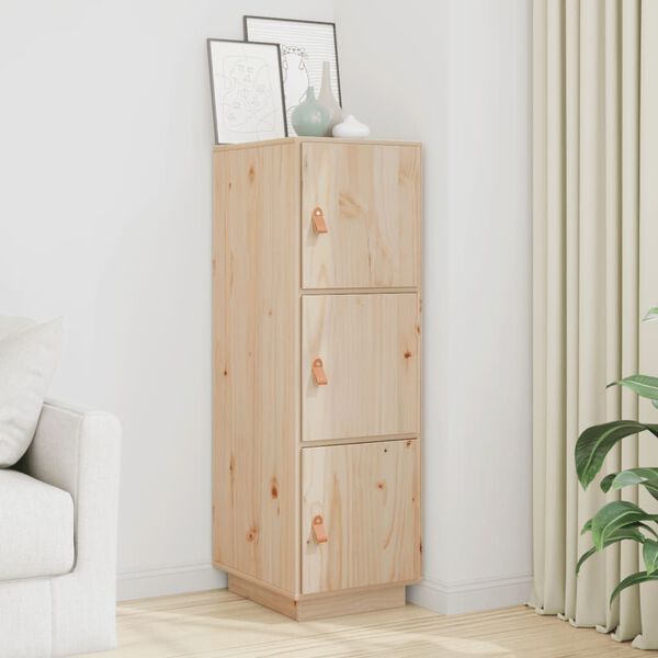 vidaXL Highboard 34x40x108.5 cm Solid Wood Pine