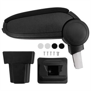 vidaXL Car Armrest for Opel Astra G (1998-2004) Black 11.5x32x(30-50) cm ABS