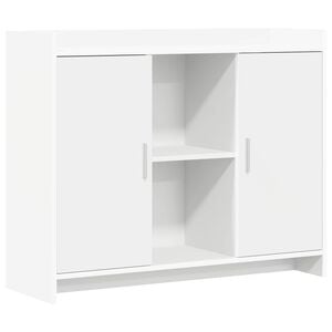 vidaXL Sideboard White 98.5 x 33 x 80 cm Engineered Wood