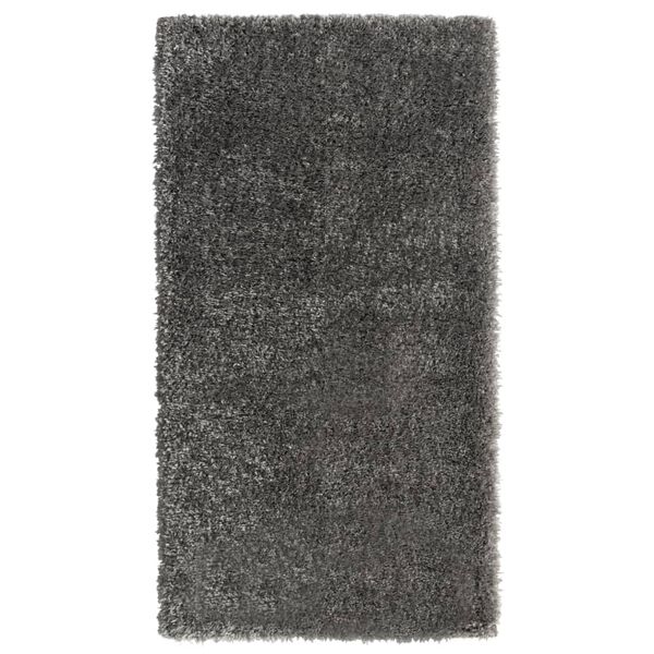 vidaXL High Pile Shaggy Rug Anthracite 80x150 cm 50 mm