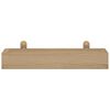 vidaXL Wall Shelves 2 pcs 40x15x4 cm Solid Wood Teak