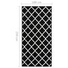 vidaXL Runner Rug BCF Black and White 100x250 cm