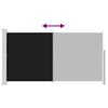 Patio Terrace Side awning 160 x 300 cm Black