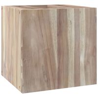 vidaXL Wall-mounted Bathroom Cabinet 41x38x40 cm Solid Wood Teak