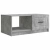 vidaXL Coffee Table Concrete Grey 90 x 50 x 37 cm Engineered Wood