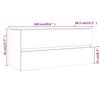 vidaXL Sink Cabinet Grey Sonoma 100x38.5x45 cm Engineered Wood