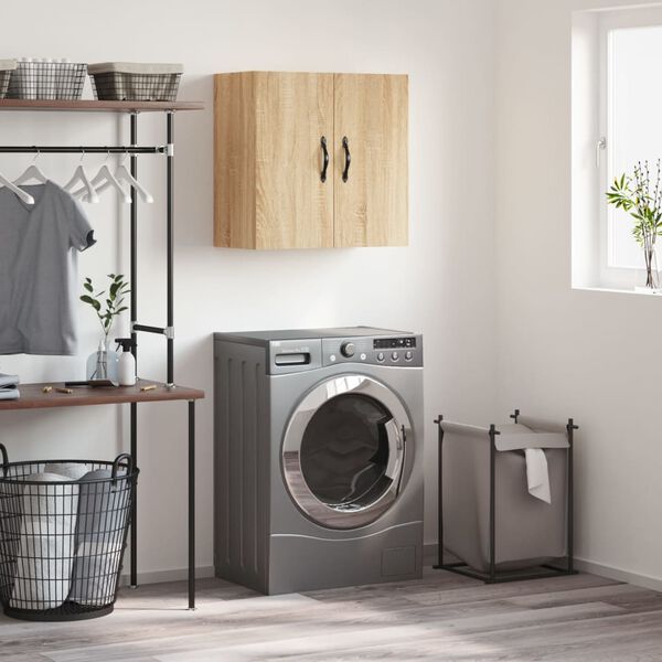 vidaXL Wall Cabinet Sonoma Oak 60x31x60 cm Engineered Wood